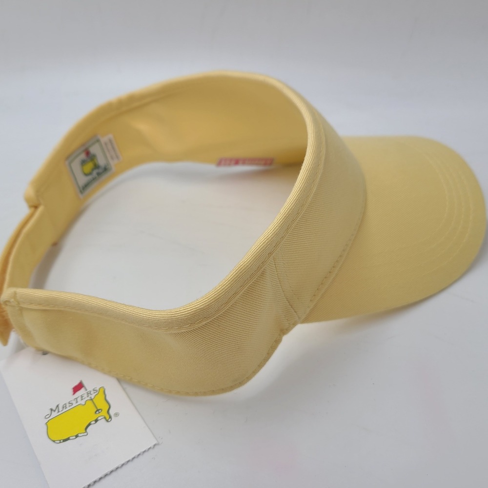 Women Masters Visor Hat Adjustable American Needle Yellow Green Golf Ladies Fit - Picture 6 of 11